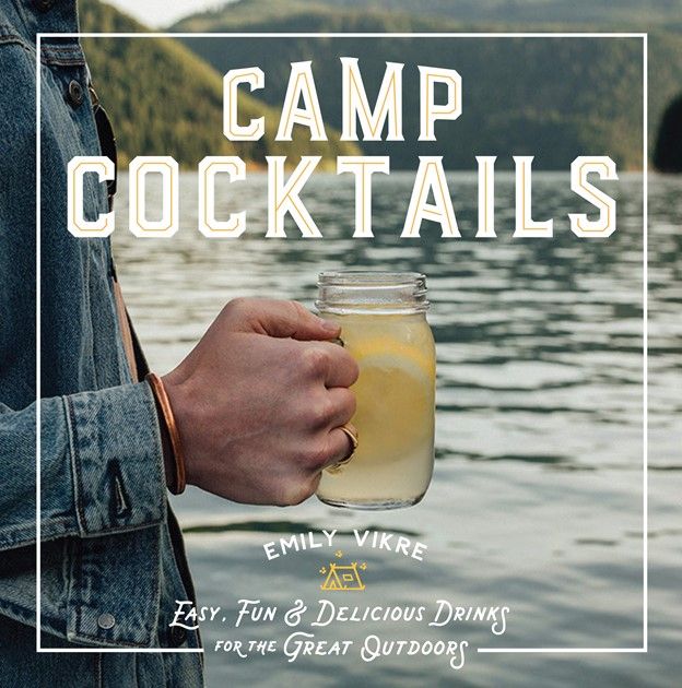 Camp cocktail book filled with recipes