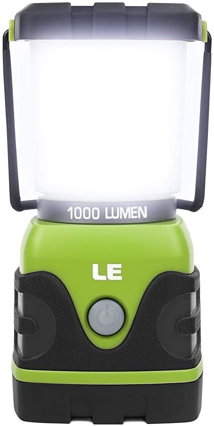 Green 1000 lumen camping lantern