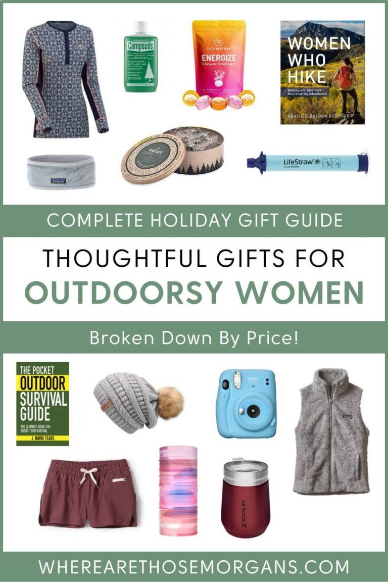 Best Gifts For Outdoorsy Women: 35 Outdoor Gift Ideas For Her