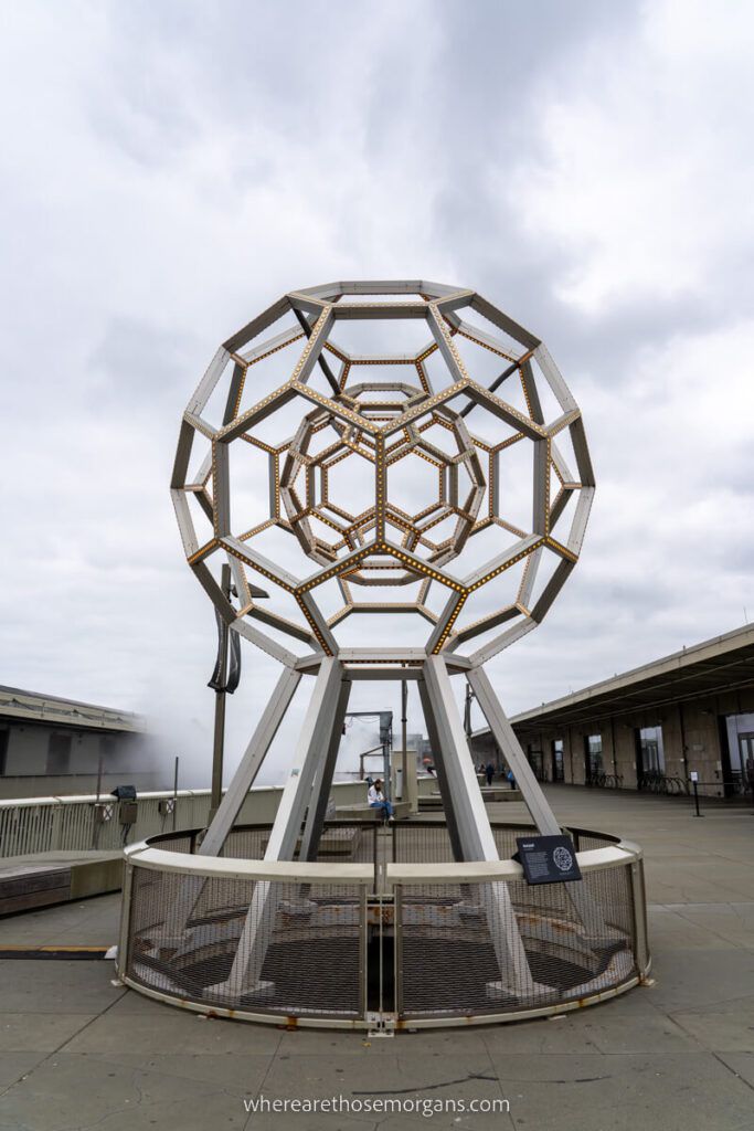 An art installation on the Embarcadero