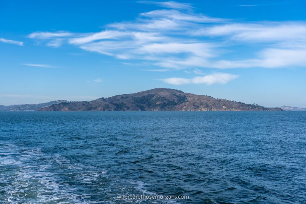 Angel Island from SF Bay boat cruise
