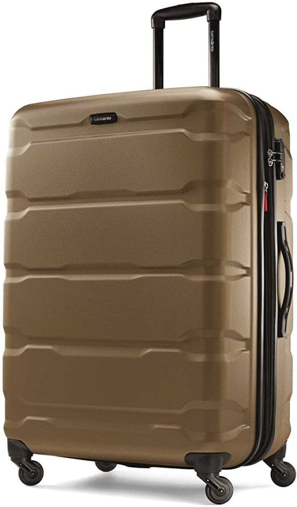 Samsonite spinner suitcase with multi directional wheels