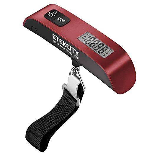 Luggage scale to help avoid baggage fees for traveling
