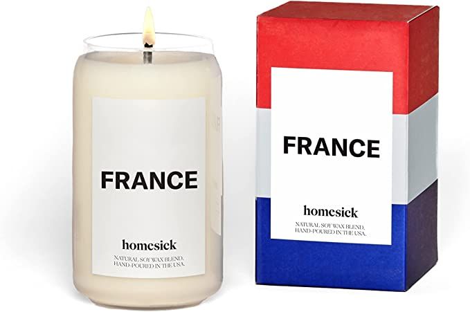 France homesick soy wax candle