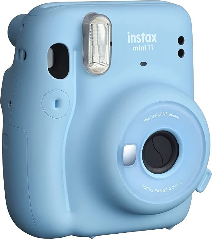 Blue Fujifilm Mini 11 Instax Camera