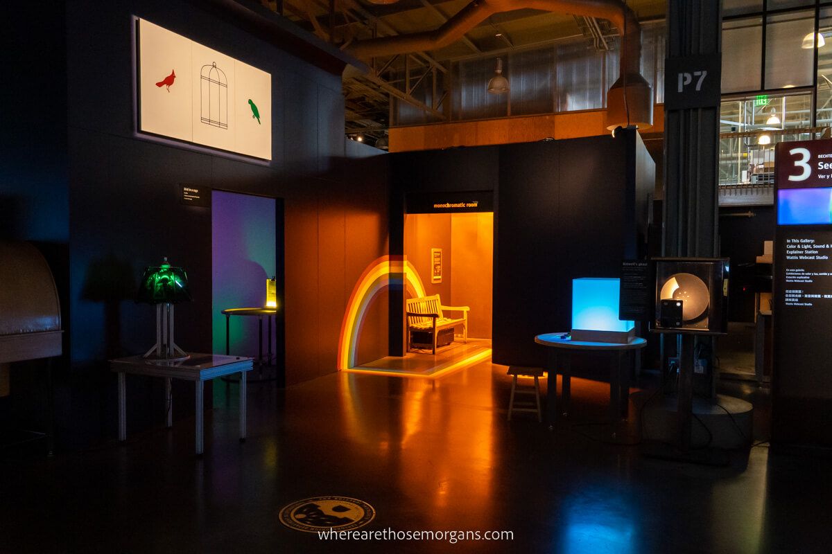 Seeing and reflections gallery in the Exploratorium