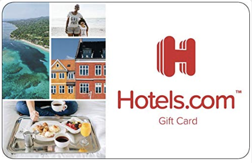 Gift card for hotels.com