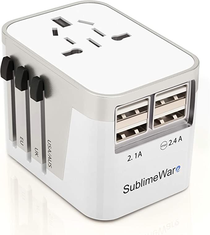 SublmeWare international travel adapter suited for all kinds of travelers