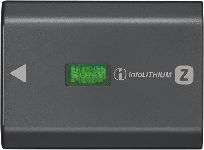 Spare battery for a professional Sony Alpha series camera
