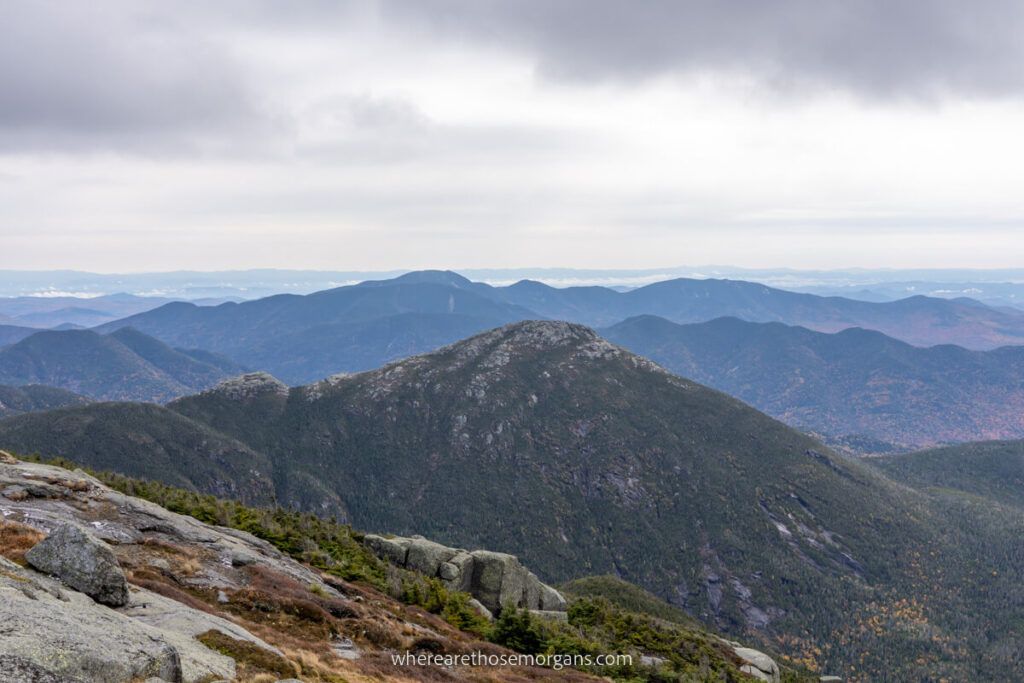 High peaks of the Adirondack mountain range