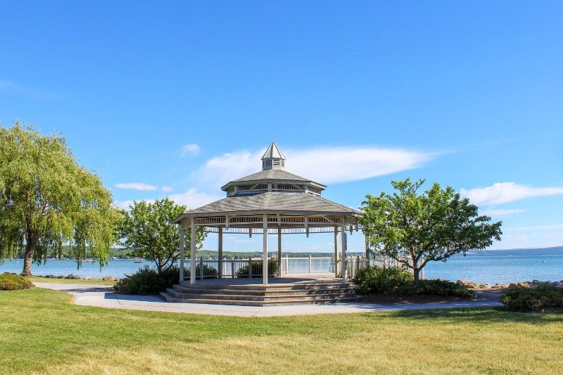 Pavilion along Canandaigua Lake