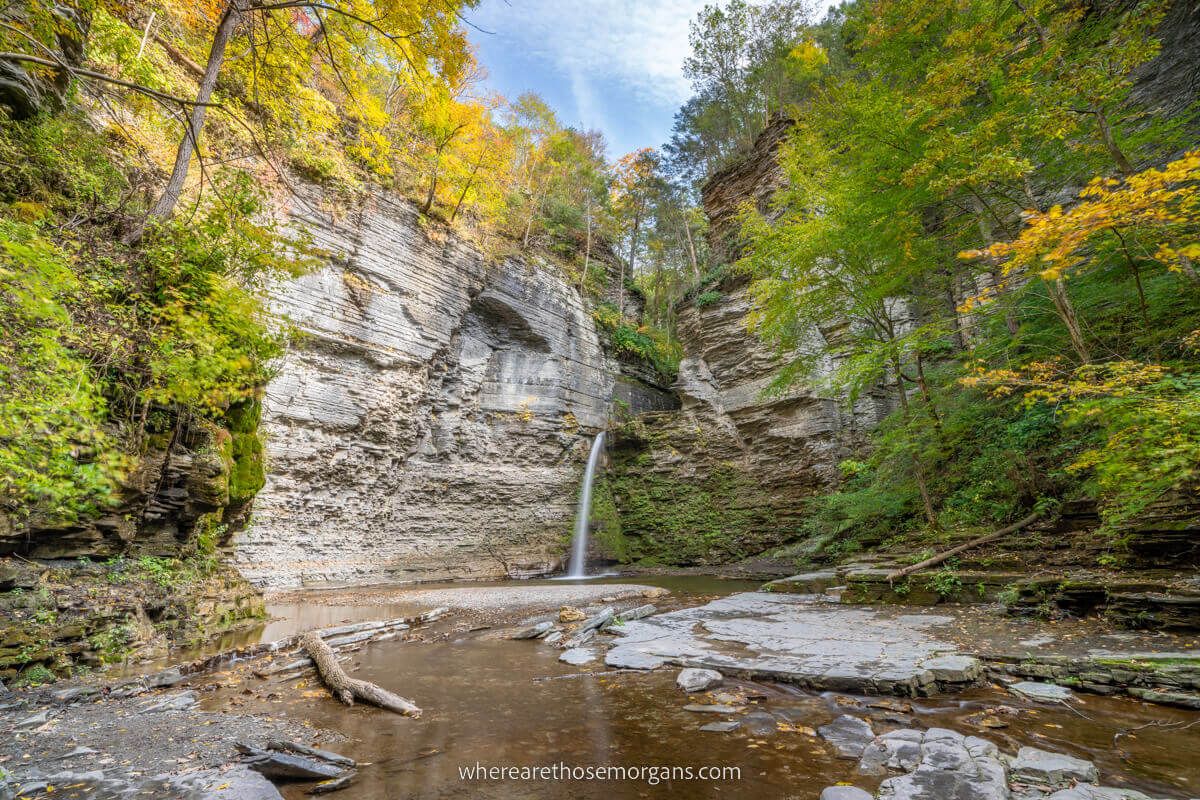 Eagles Cliff Falls in Havana Glen Park