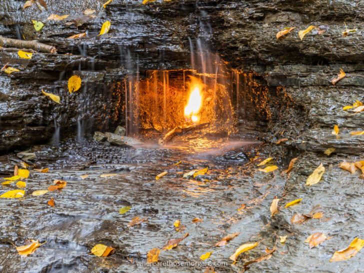 How To Visit Eternal Flame Falls In New York + Photos