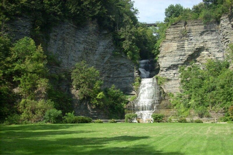 Glenora Falls in upstate New York