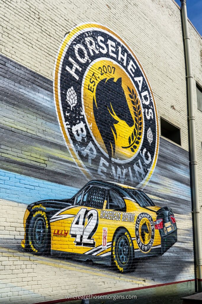 Horseheads Brewing Company sign in Watkins Glen