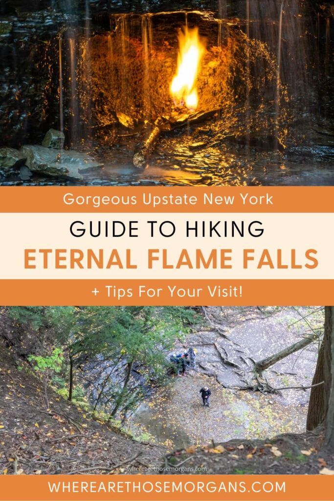 Eternal Flame Falls, New York, Upstate, NY, USA, Travel, Unique