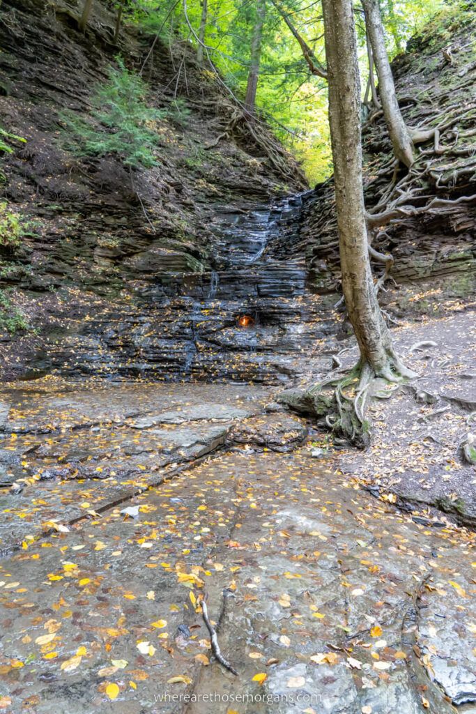 Eternal Flame Falls, New York, Upstate, NY, USA, Travel, Unique