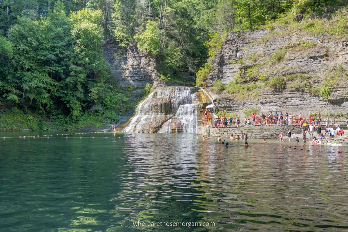 Natural Swimming hole at Robert H. Treman