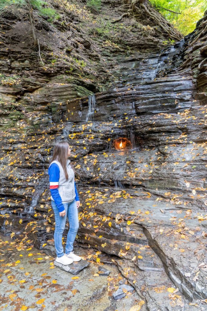 How To Visit Eternal Flame Falls In New York + Photos