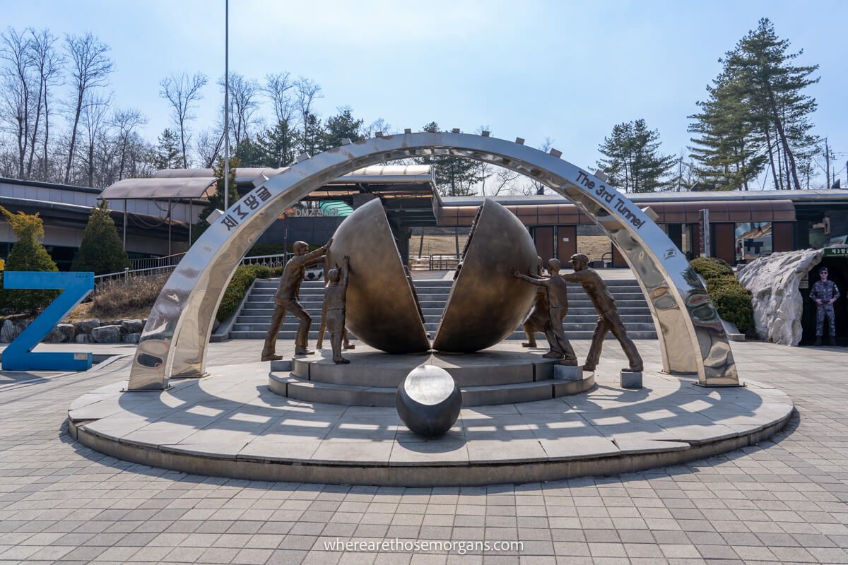The 3rd Tunnel Monument in the DMZ near Seoul, South Korea