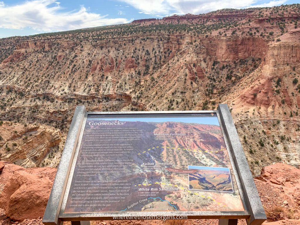 Goosenecks is one of the best photo locations in Capitol Reef