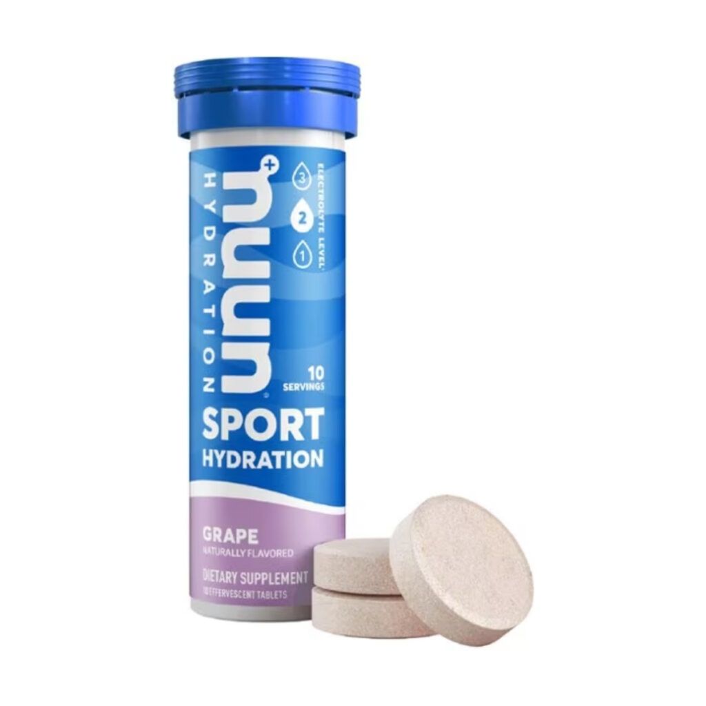 Grape flavored NUUN Sport Hydration Tablets