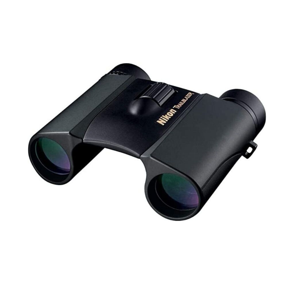 Black pair of Nikon Trailblazer ATB Waterproof Binoculars best for wildlife spotting