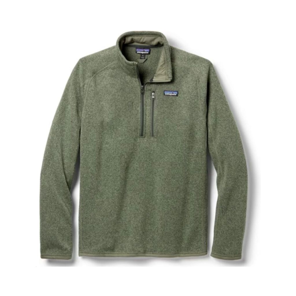 Olive green Patagonia Better Sweater for men