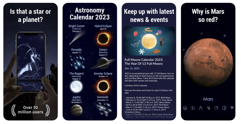 Star Walk2 screenshots to help with identify