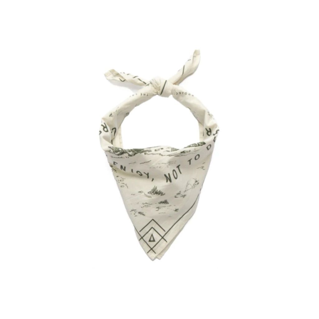 Protect our wilderness white bandana