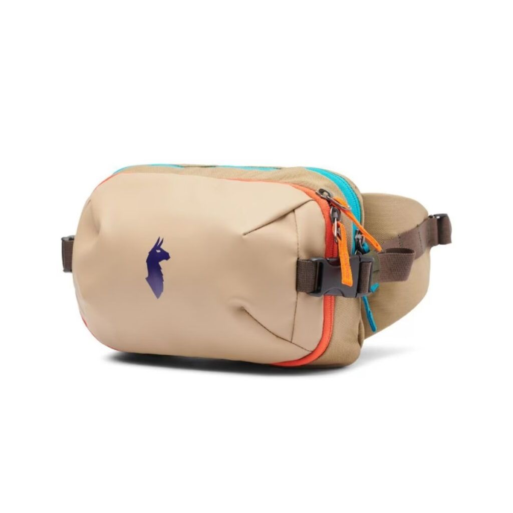 Multi-colored Cotopaxi Hip Pack for adventurous outdoorsy women