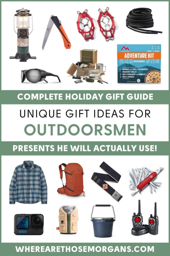 55 Best Gifts For Outdoorsy Men (Outdoorsmen Gift Ideas)
