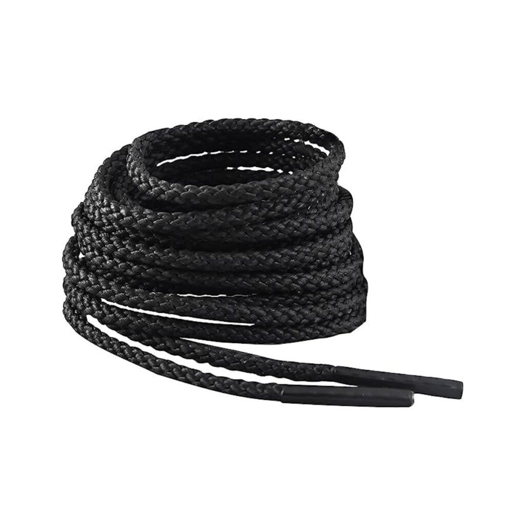 A black pair of very strong boot laces make the perfect outdoorsman gift