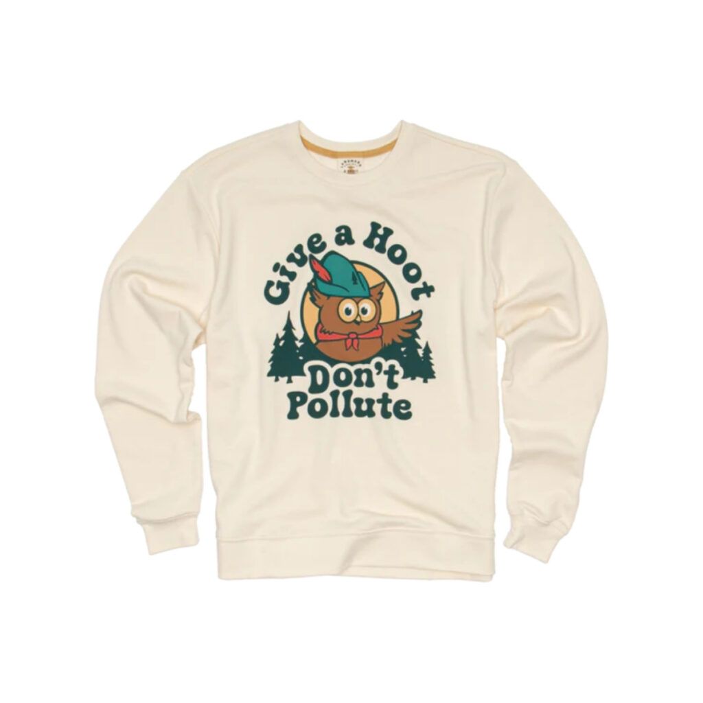 Give a hoot don't pollute Landmark Project hoodie