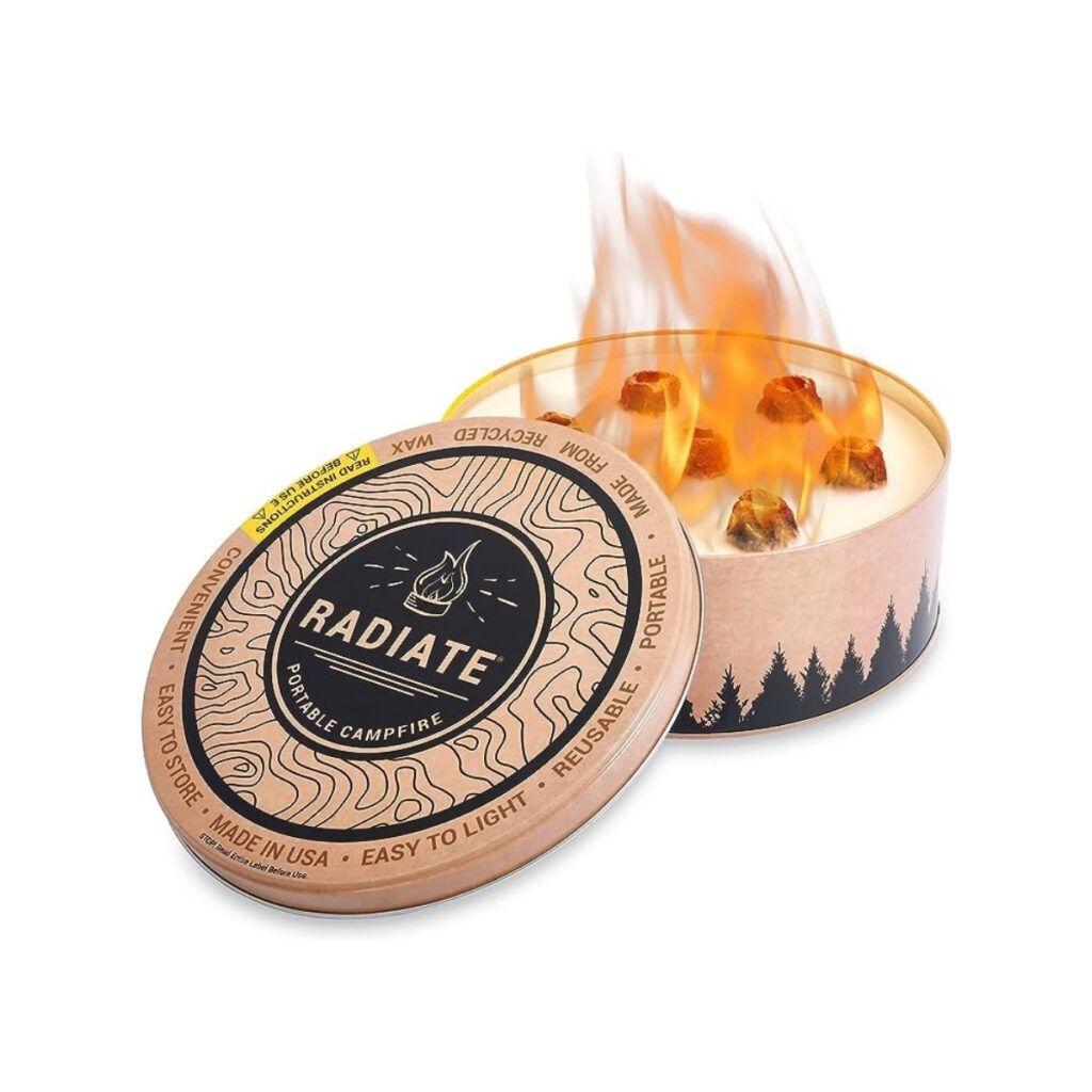 Radiate portable campfire for women who love the outdoors