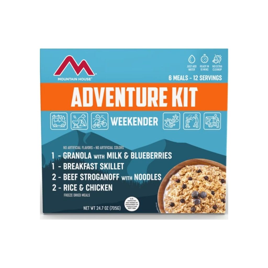 Mountain House Weekend Adventure Kit with 4 meals
