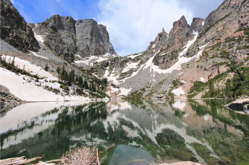 Emerald Lake Trail Rocky Mountain National Park lake reflection