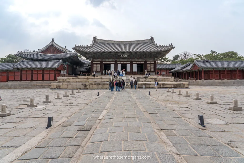 Myeongjeongjeon Hall inside Changgyeonggung Palace