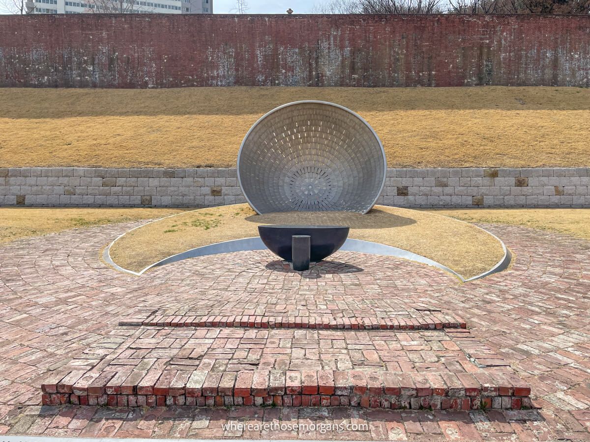 A memorial inside a prison in Seoul to honor victims