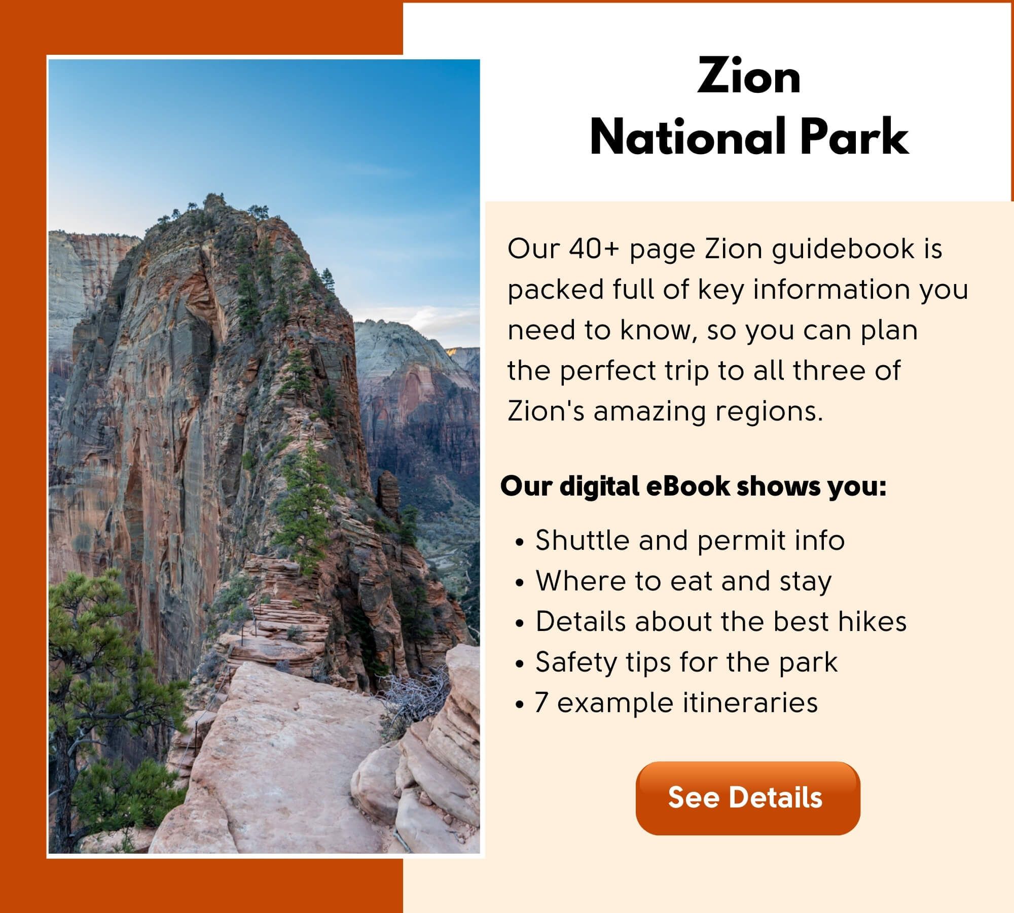 Zion National Park Travel Guidebook by Where Are Those Morgans