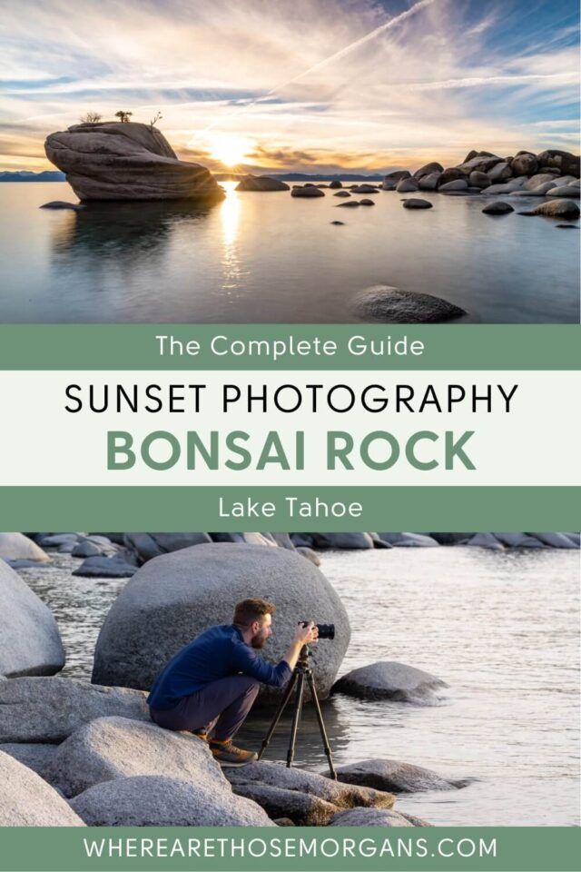 Bonsai Rock Lake Tahoe Hidden Sunset Photo Spot