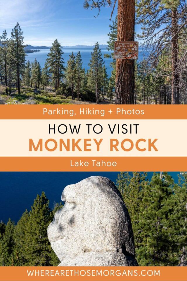 How To Hike Monkey Rock Lake Tahoe: Parking, Trail + Photos