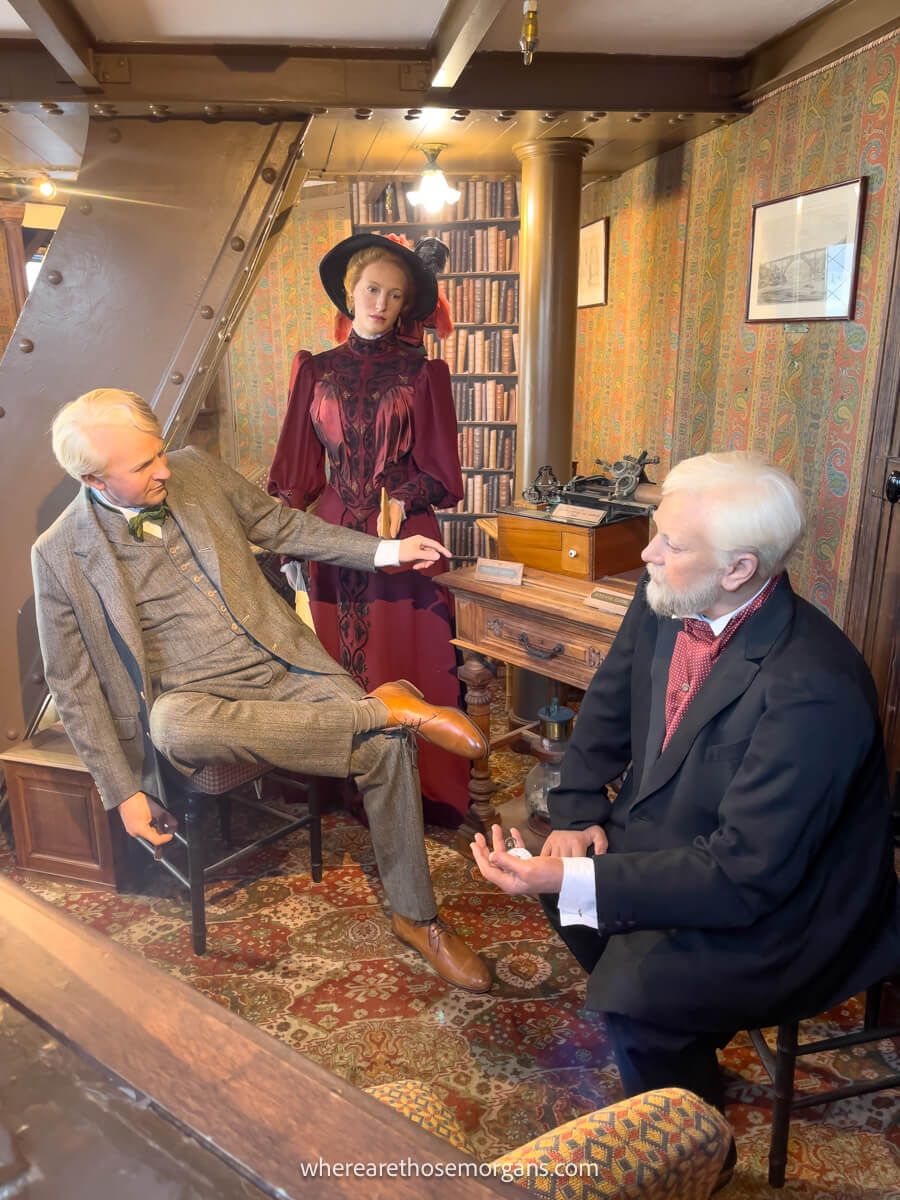 Gustave Eiffel's office on the third floor of the Eiffel Tower