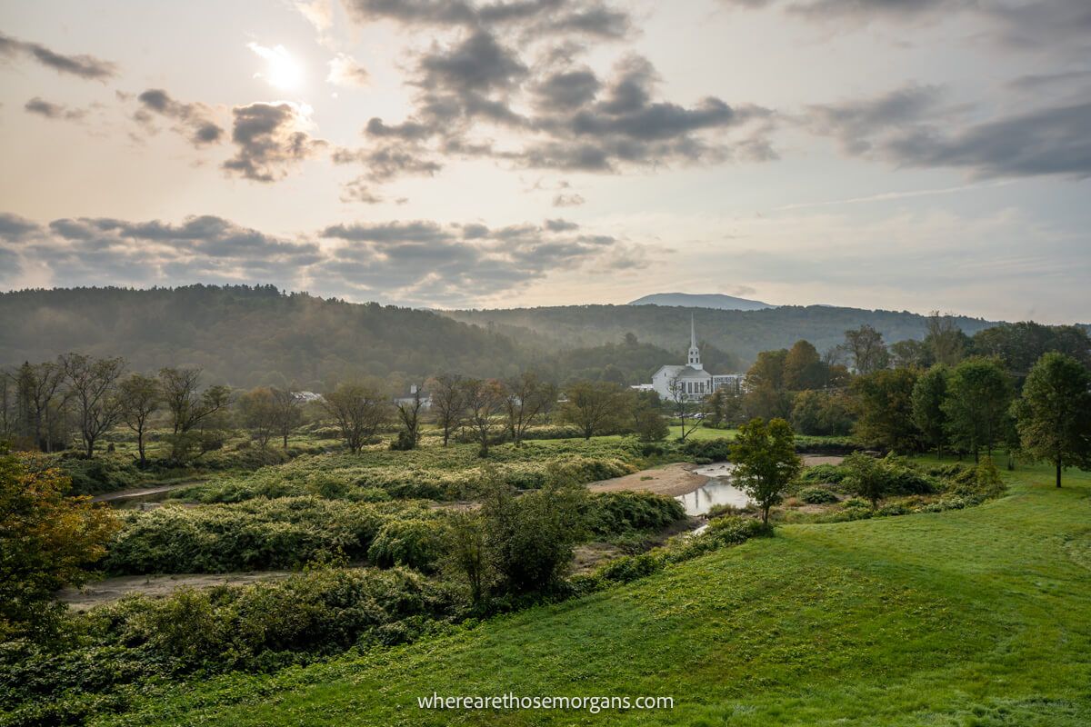 Stowe Community Church is one of the most picturesque places in Vermont