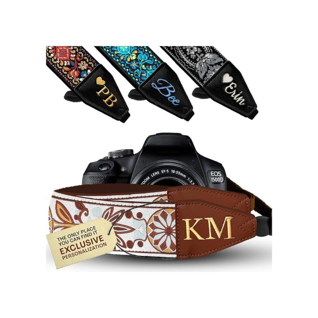 Beautifully custom made camera strap