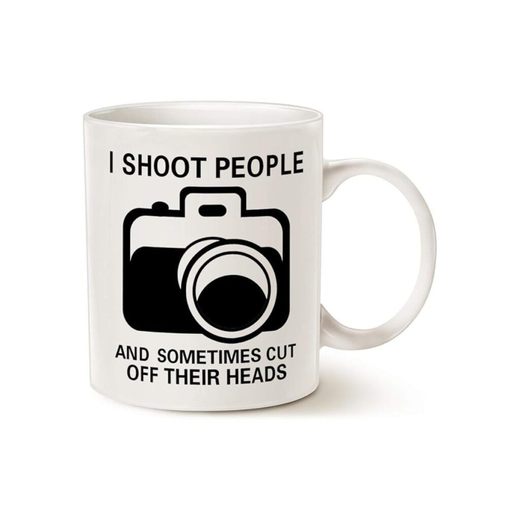 I shoot people funny coffee mug