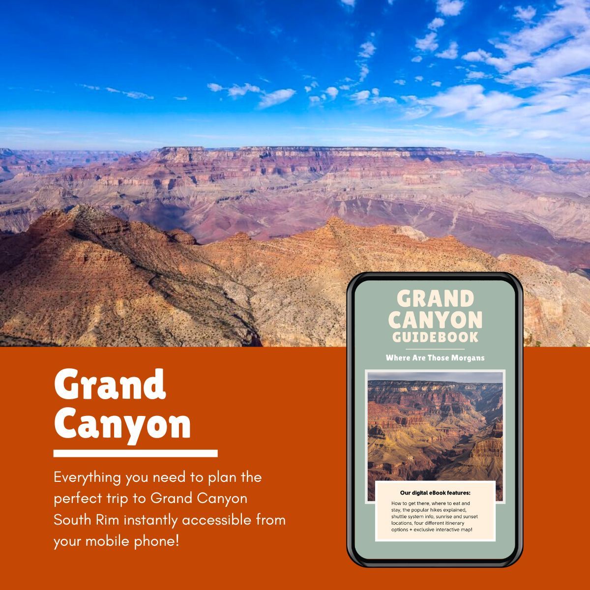 Where Are Those Morgans Grand Canyon travel guidebook