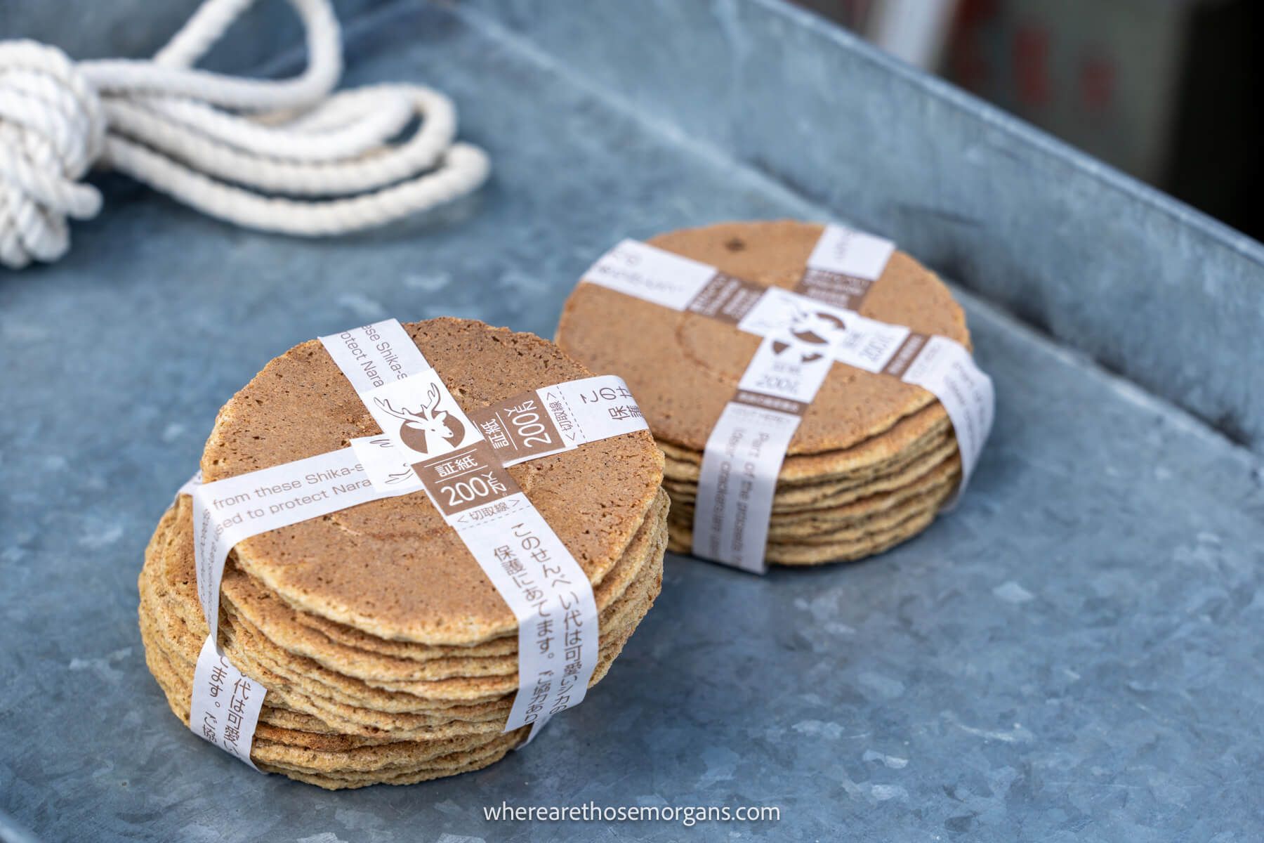 stack of three deer crackers for sale