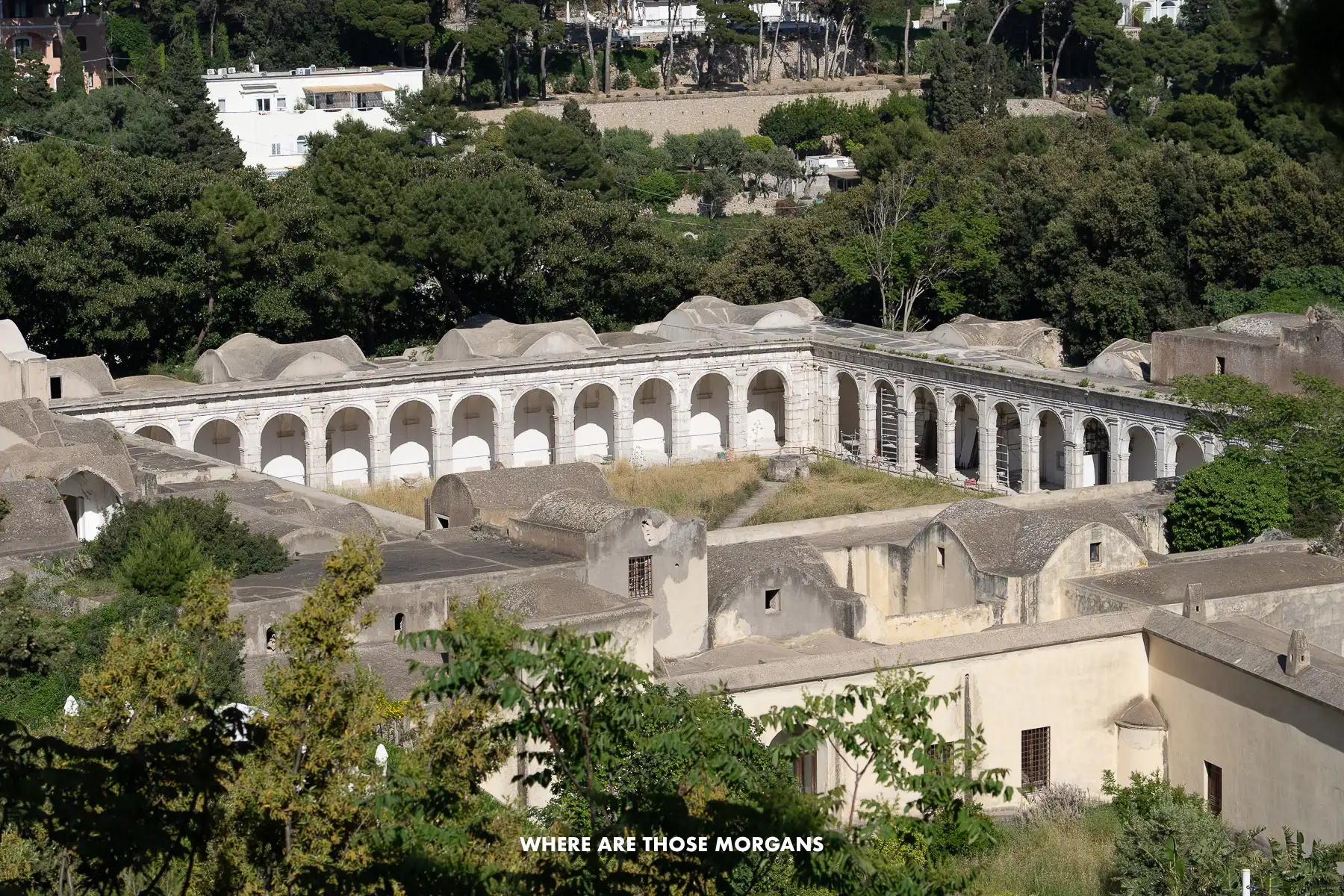 Photo of Capri archaeological museum grounds in an old monastery