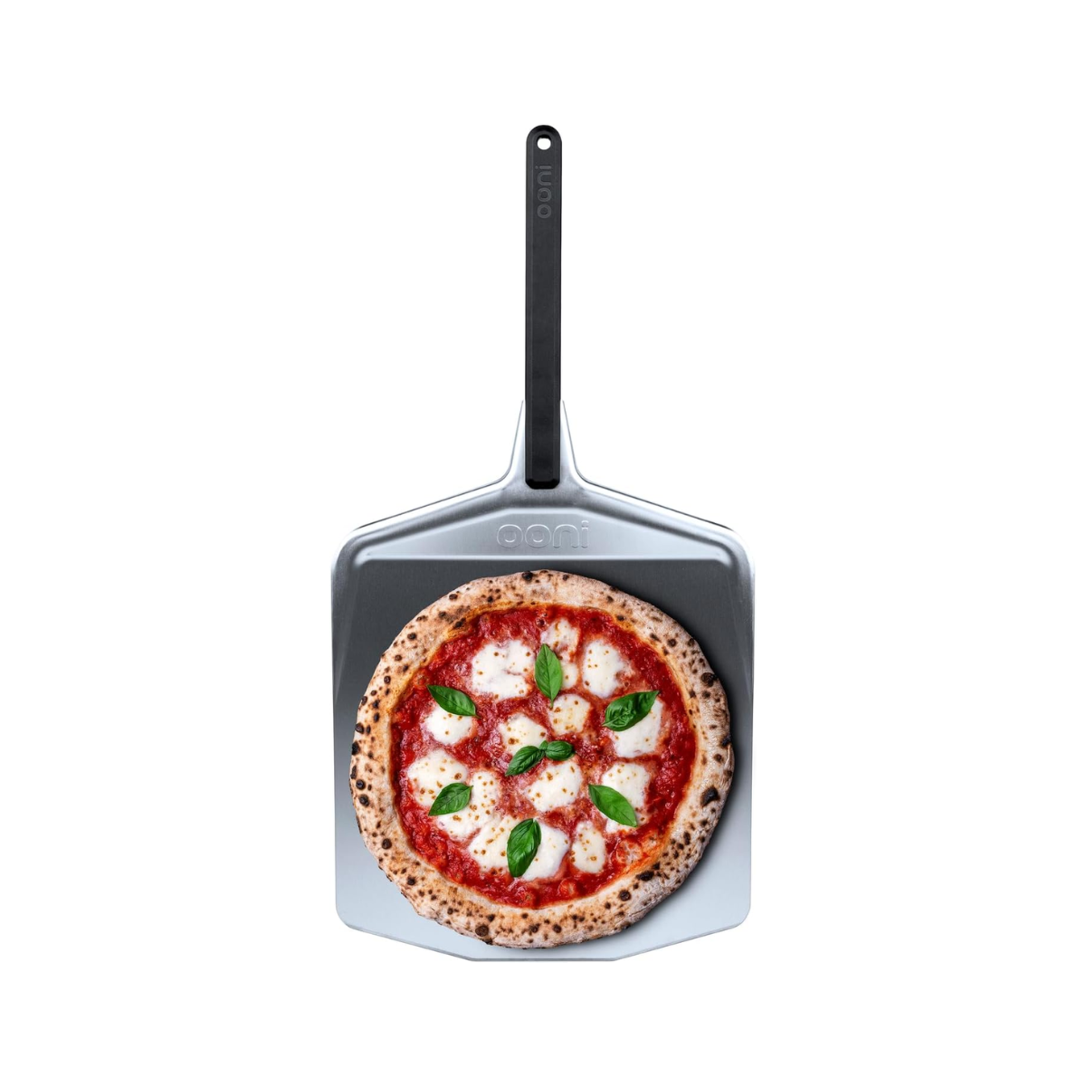 ooni pizza oven Neapolitan pizza on grey pizza reel